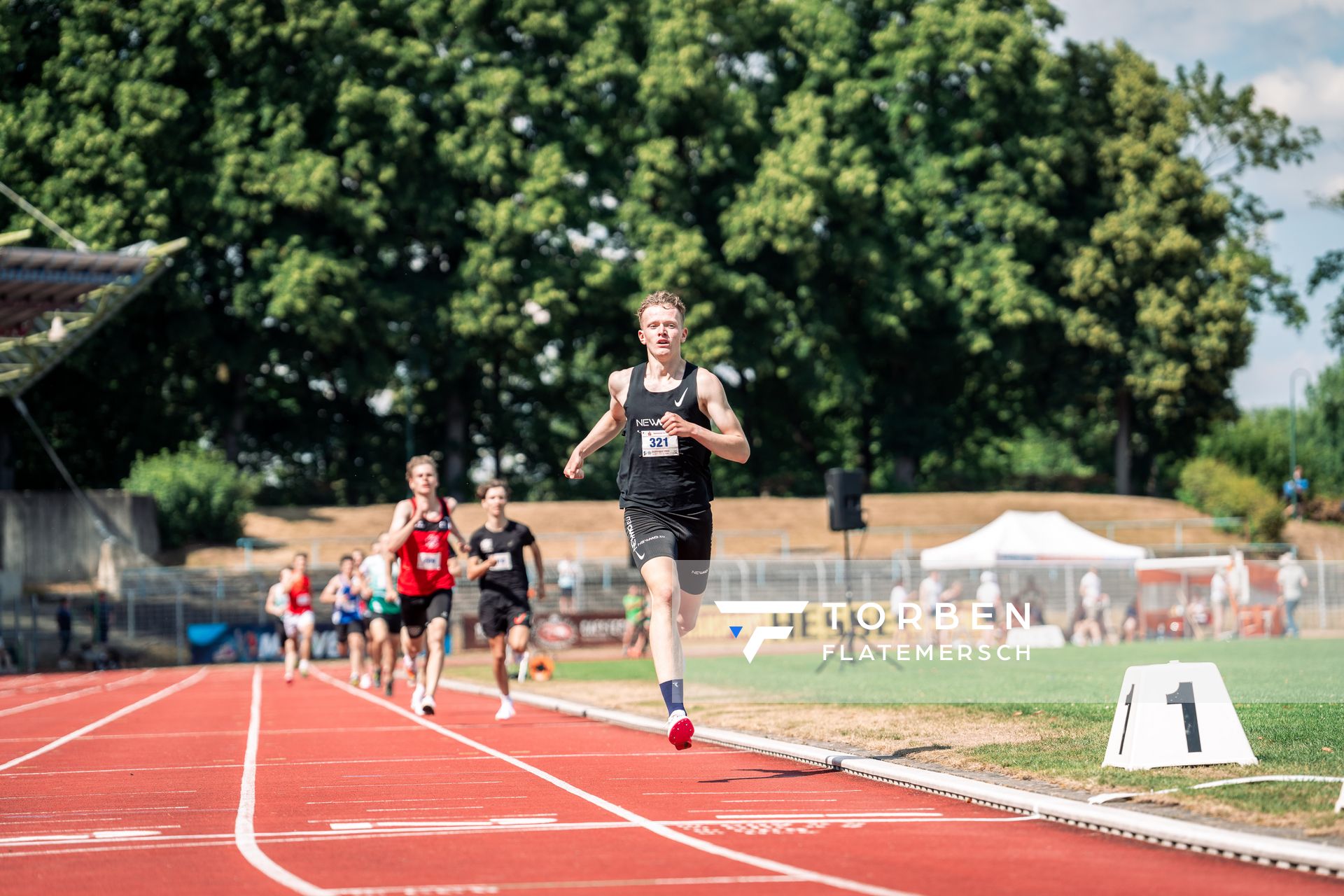 Tammo Doerner (SV Nordenham) am 03.07.2022 waehrend den NLV+BLV Leichtathletik-Landesmeisterschaften im Jahnstadion in Goettingen (Tag 1)